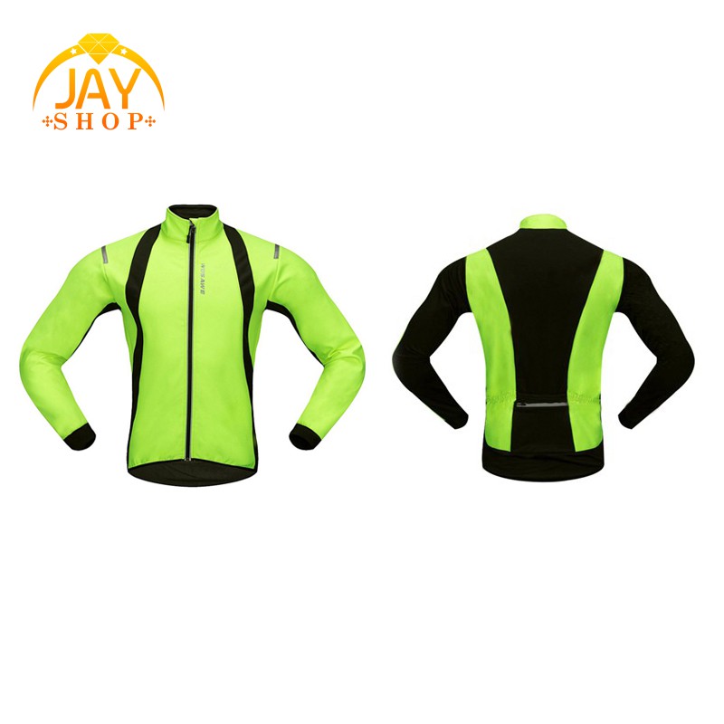 mens hi vis waterproof cycling jacket