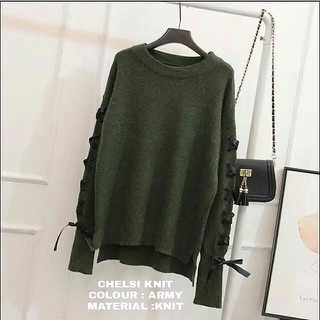 CHELSI KNIT BAJU  RAJUT  IMPORT Shopee  Indonesia