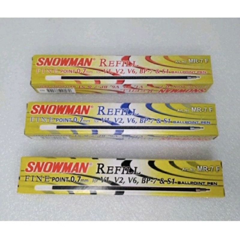 

REFIL BULPEN/REFILBULPEN/ISIBULPEN MEREK SNOMAN FINE0,7mmMR,7HITAM