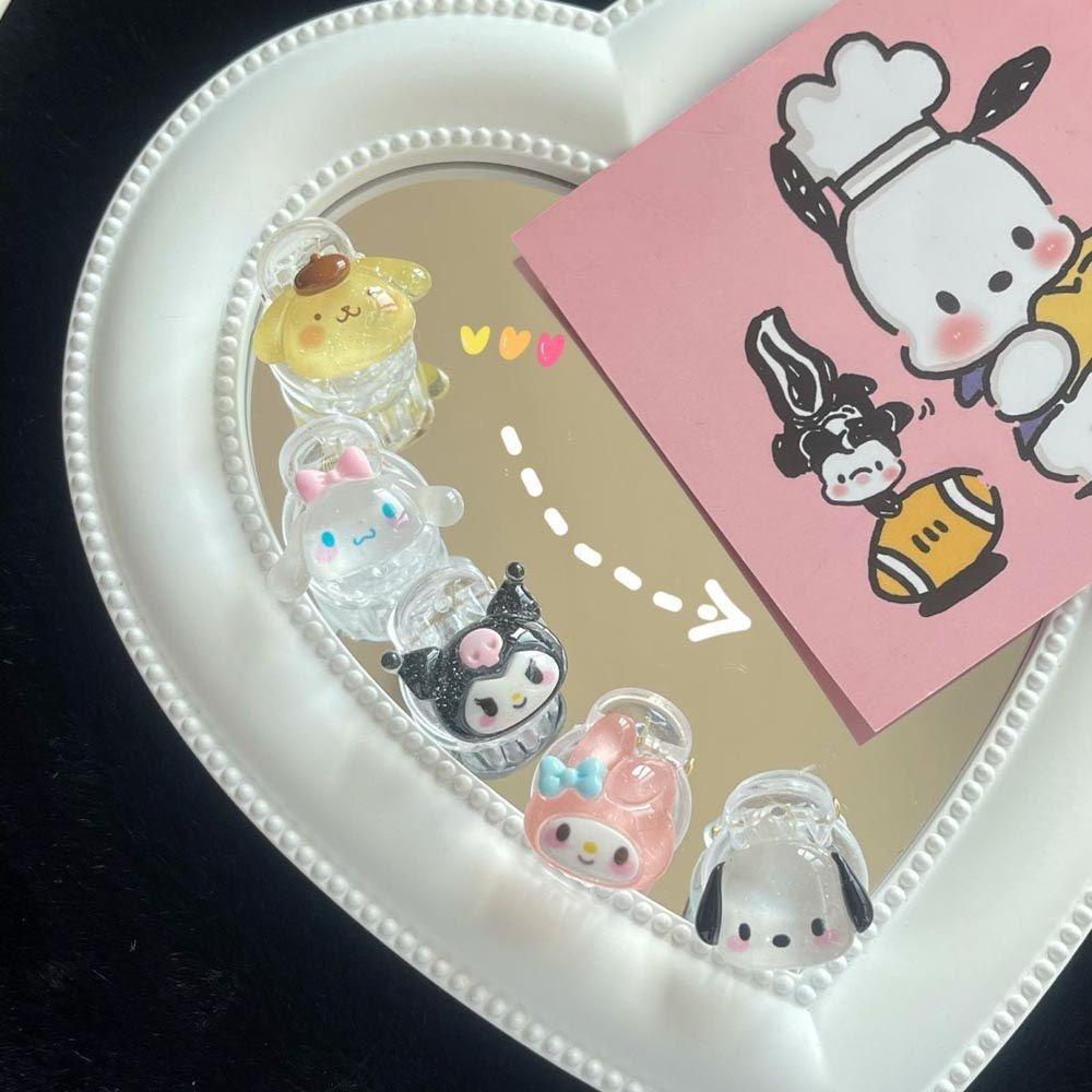 Agustina Wanita Cakar Rambut Hiasan Kepala Sweet Kuromi Melody Cinnamoroll Dog Kecil Ponytail Holder