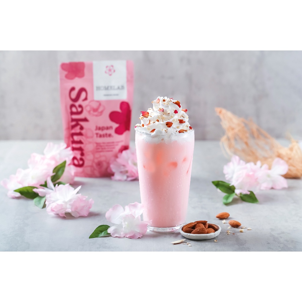 Bubuk Minuman Sakura Latte Premium Powder 200G 2