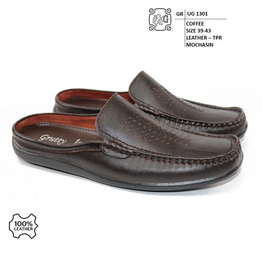 Sandal Pria Bustong Grutty UG1301 Coffee