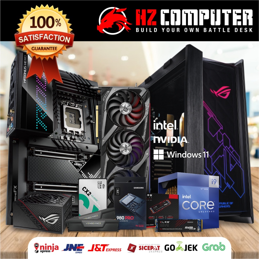 PC Gaming ASUS ROG STRIX - Intel Core i9 12900K - RTX 3090 24GB - RAM 64GB DDR5