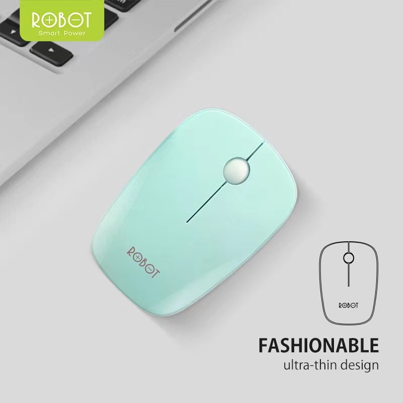 Mouse Robot M220 Fashionable Wireless 2.4G Optical 1600DPI USB Original - Garansi 1 tahun