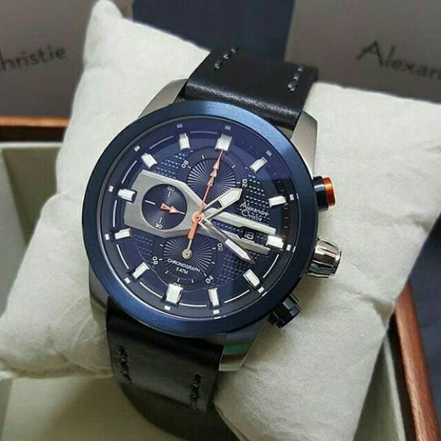 Jam Tangan Alexandre Christie Ac6270 Original Ring Silver