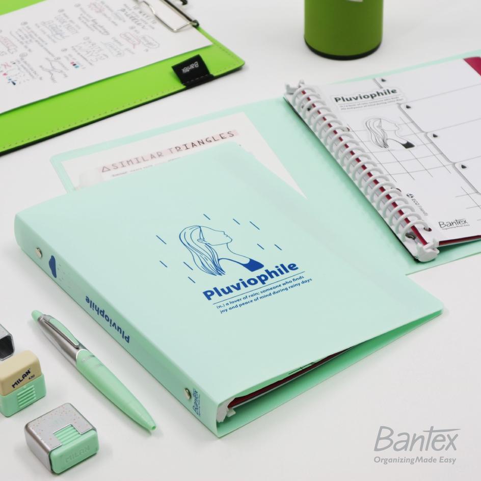

Pabrik Resmi Bantex Multiring Binder Trendy B5 26 Ring 25 mm PLUVIOPHILE 3326 76