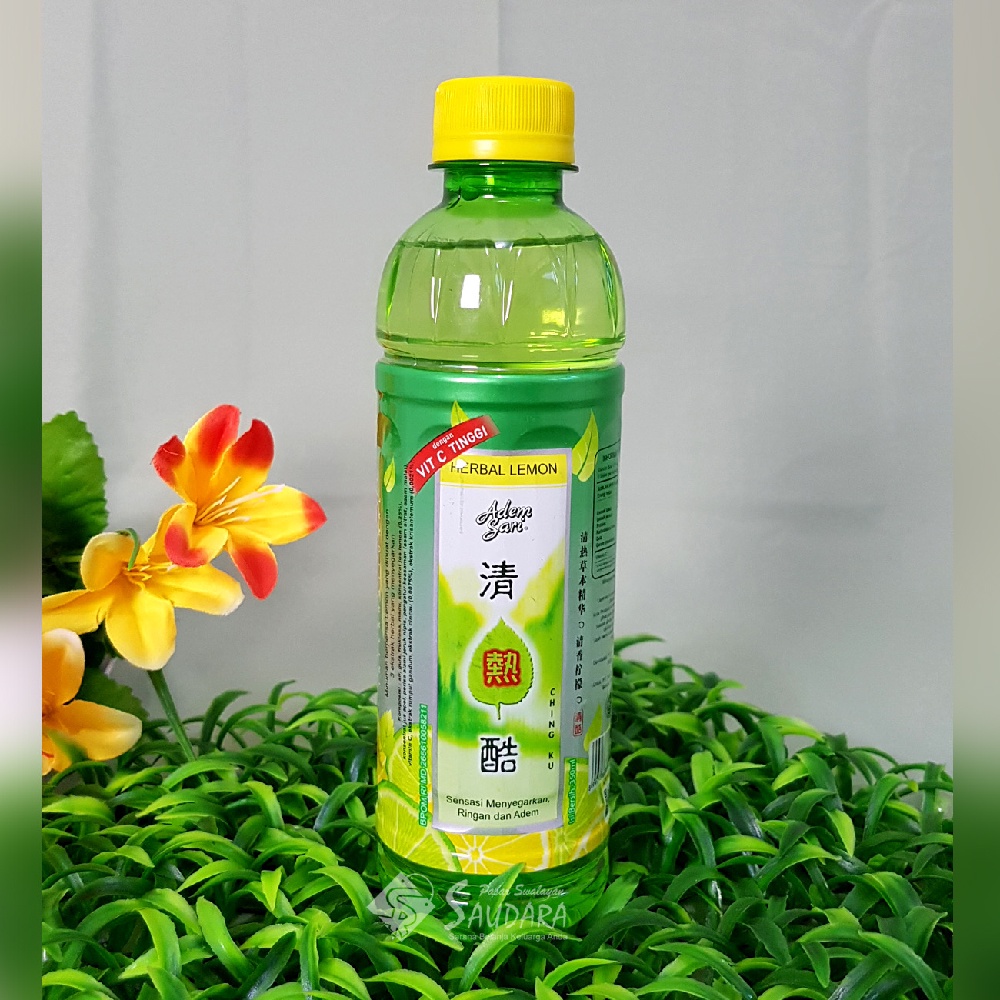 

Adem Sari Ching-Ku Botol Minuman Berperisa Lemon 350 Ml - Adem Sari Ching-Ku Pet