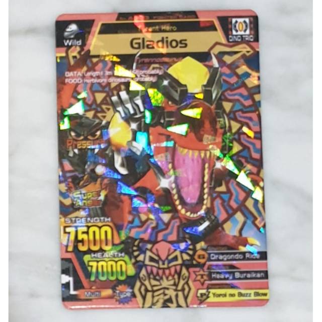 Mainan kartu animal kaiser gladios