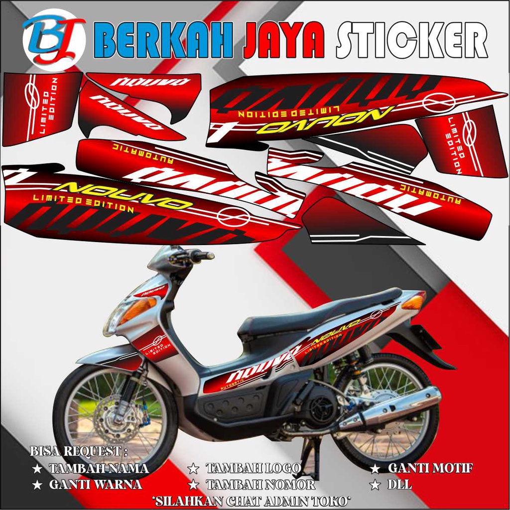 striping variasi yamaha nouvo lele