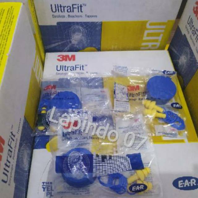 

3M Earplugs UltraFitt Pelindung Telinga Dari Debu / bising