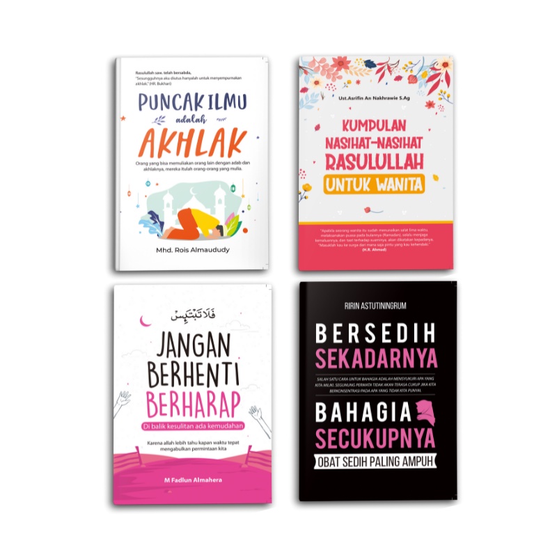 Syalmahat Publishing Paket Buku Islami Motivasi Islam Puncak Ilmu Adalah Akhlak, Kumpulan Nasihat - 