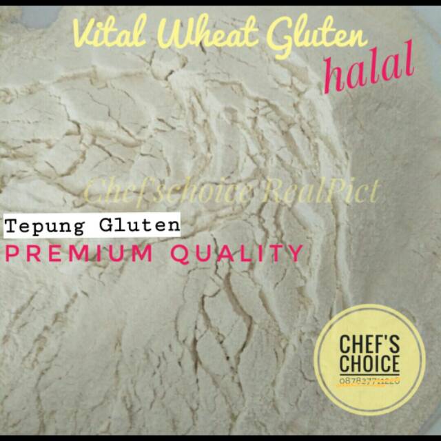 

Vital Wheat Gluten 250 gr Halal / Tepung Gluten Organik Premium