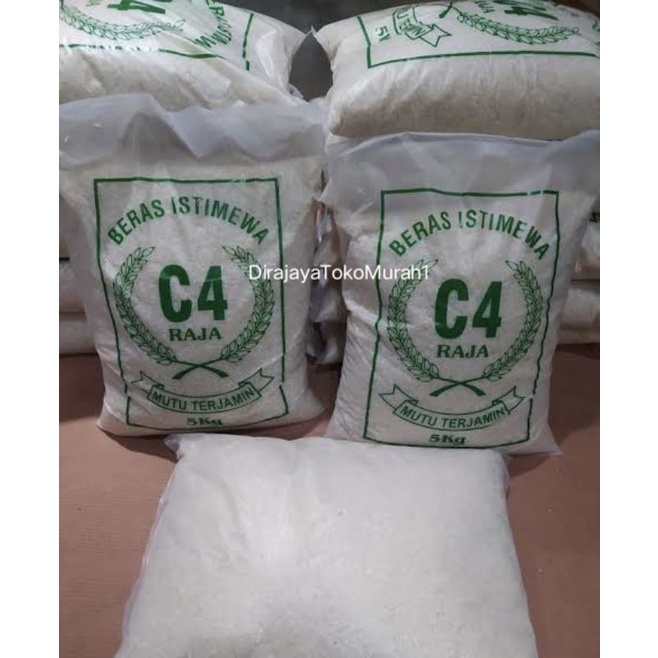 

Beras istimewa 1kg mutu terjamin (packing buble warp)