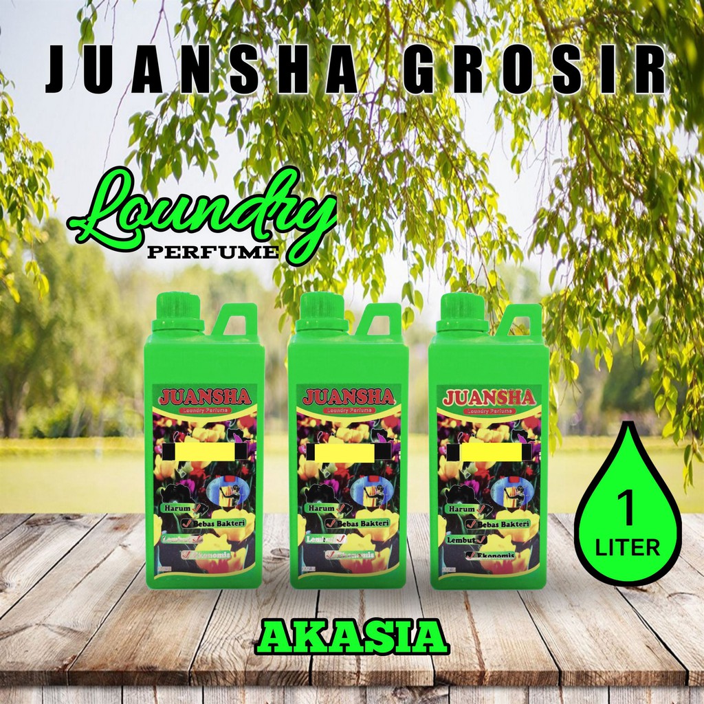 PARFUM LAUNDRY || AKASIA || PEWANGI PAKAIAN || 1 LITER