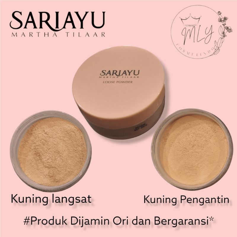 Bedak Tabur Sariayu Loose Powder 14 gr BPOM / Sari Ayu Bedak Tabur