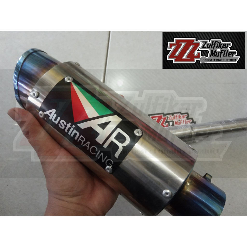 knalpot racing austin stainless untuk nmax mio aerox lexi beat scoopy vario adv pcx