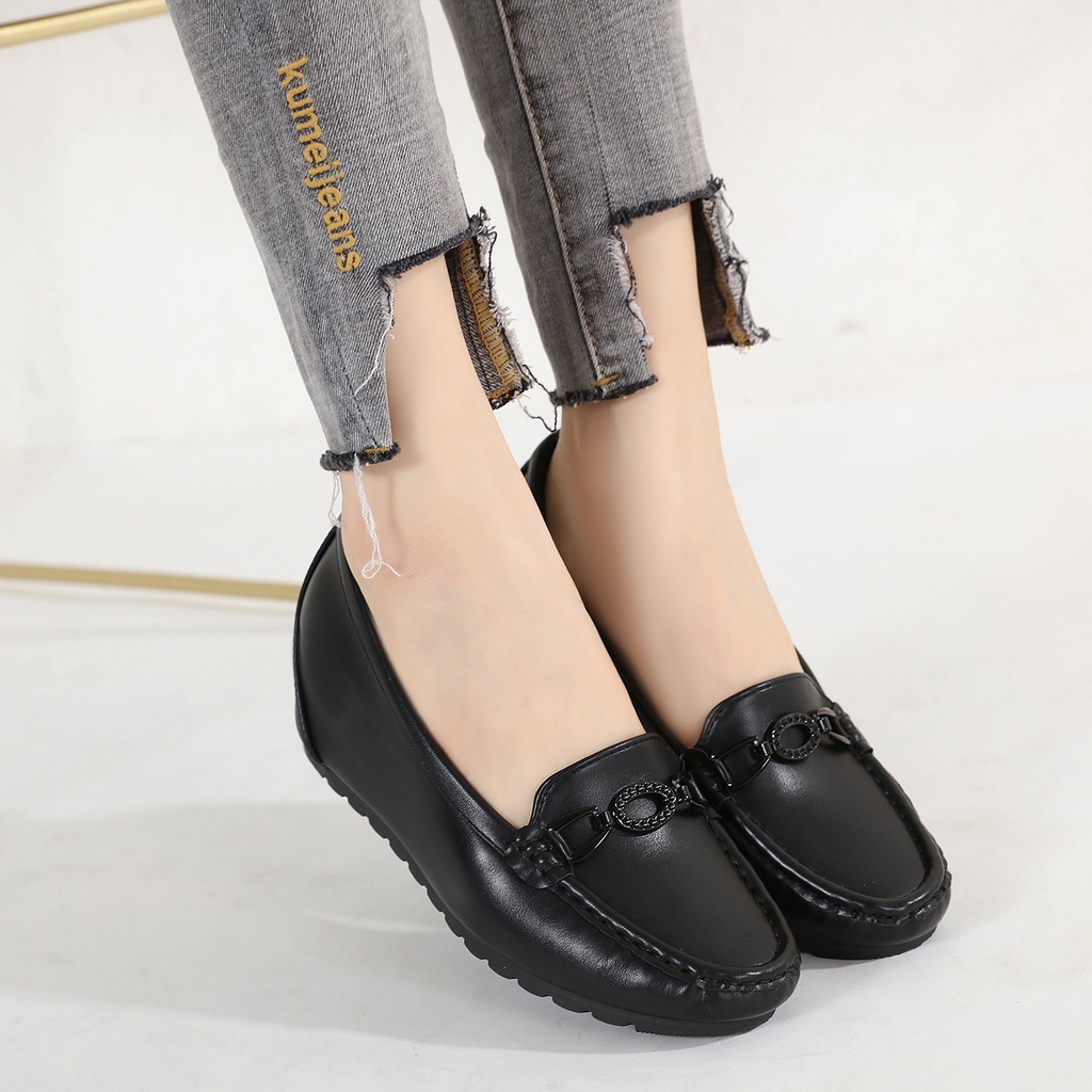 JISO LOLI-24 / Sepatu Kerja Wanita / Sepatu Wedges Wanita