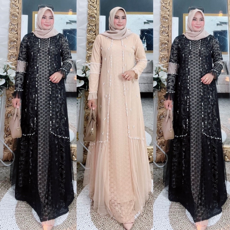 NISREEN DRESS REFERENSI ZEEN BY ZEE