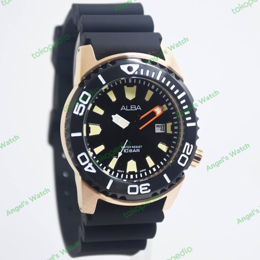 Jam tangan pria alba AG8M10 AG8M10X1 alba men