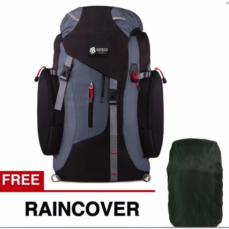 Tas Ransel Outdoor Gunung Camping Mountaineering 60L Buffback