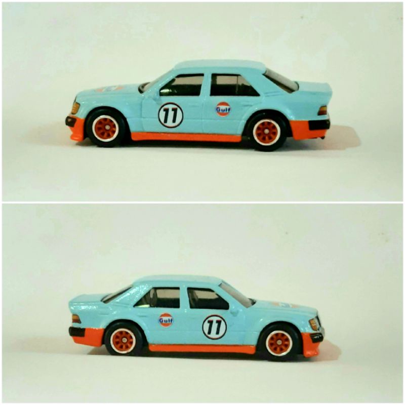 Hotwheels - Mercedes-Benz 500E GULF Team, Custom Factory