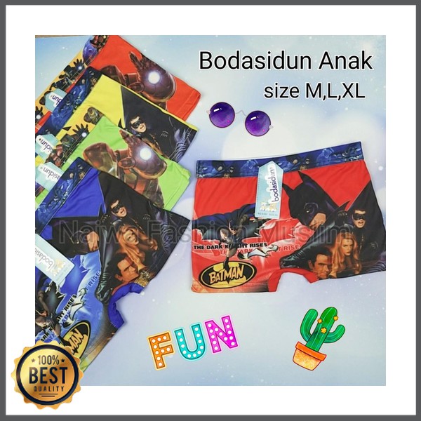 Promo BOXER ANAK COWOK IMPOR BODASIDUN TERMURAH Terbaik