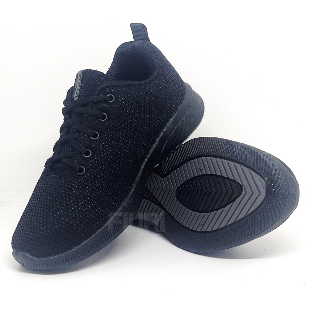 FIURI - ANDO ORIGINAL - BSC 32 33-40 FULL HITAM - SEPATU SNEAKERS SPORT KANVAS SOL KARET WANITA PRIA - SEPATU KETS TRENDY ANAK PEREMPUAN LAKI-LAKI - SEPATU OLAHRAGA LARI FITNES SENAM KERJA KULIAH SEKOLAH SD SMP SMA BERTALI CEWEK COWOK MURAH PROMO DISKON