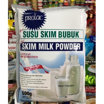 

600GR SUSU TEPUNG SKIM PROLAC LOW FAT HIGH CALSIUM & PROTEIN PROLAC SKIM MILK