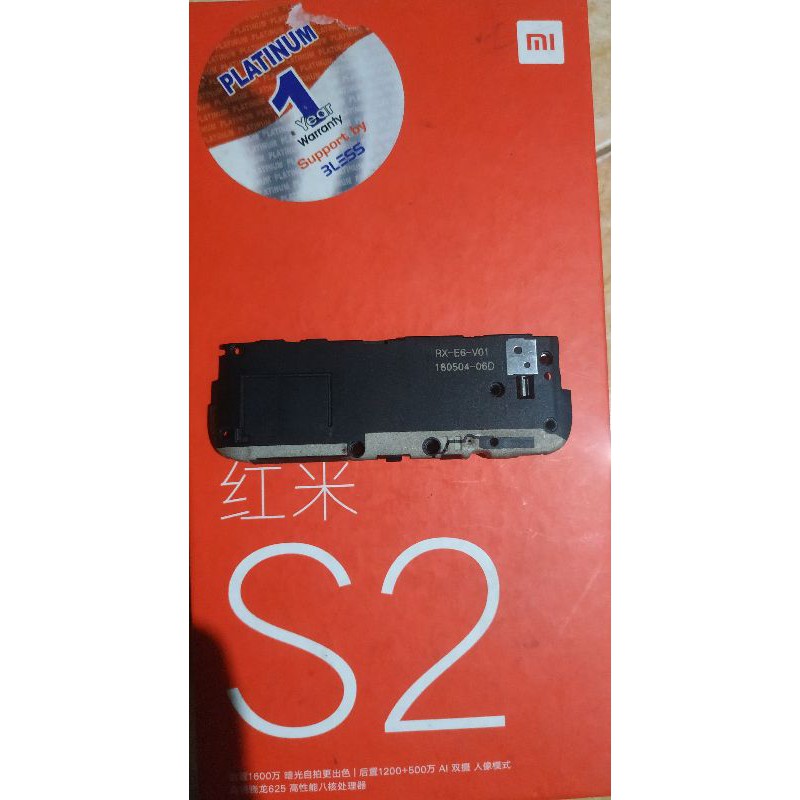 Buzzer Speaker Vibrate Getar Xiaomi Redmi S2 Original Copotan