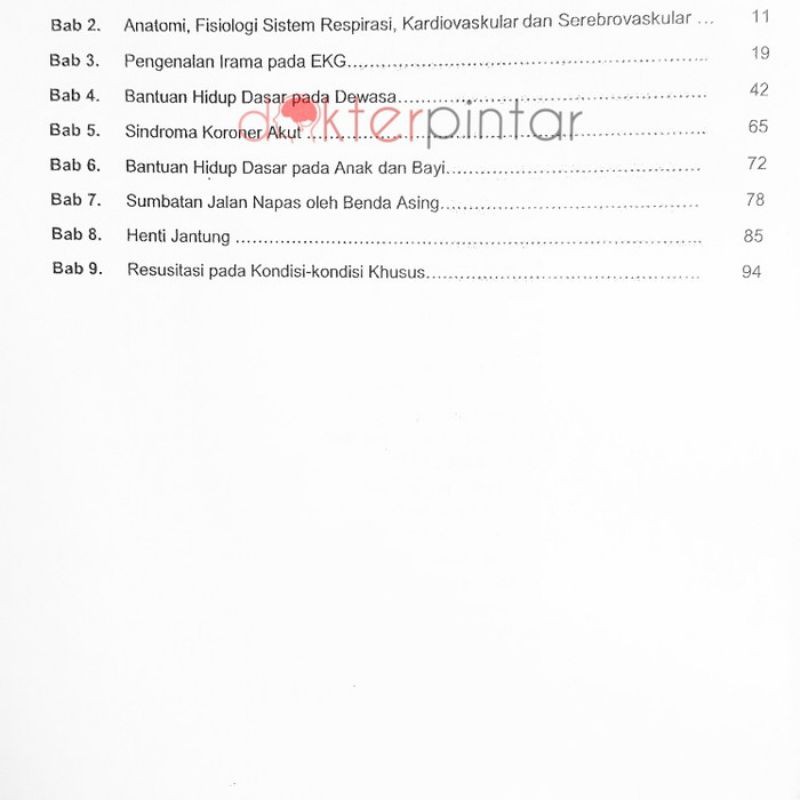 Buku Kedokteran Buku Ajar Kursus Bantuan Hidup Jantung Dasar BCLS-1