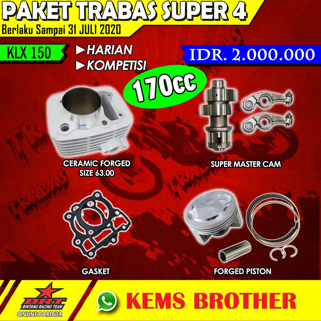 BLOK KLX BRT TRABAS SUPER 4 CERAMIC FORGED