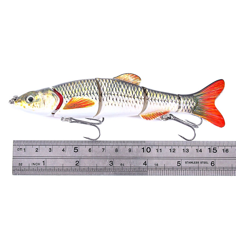 Hengjia 1pc Umpan Pancing Ikan Minnow Imitasi 15.5cm / 41g Bahan Plastik