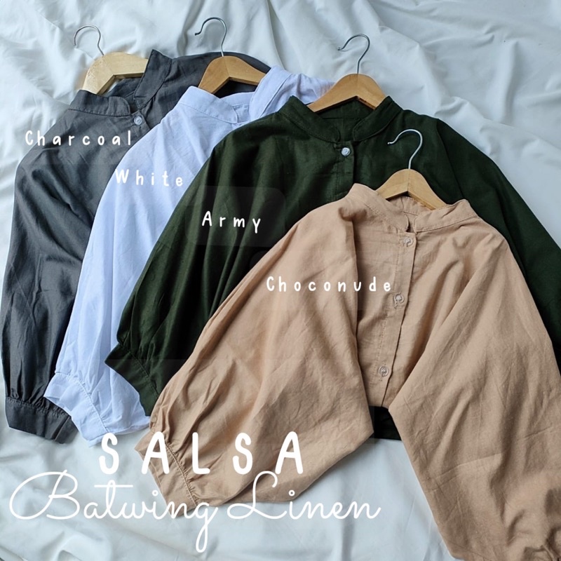 KEMEJA SALSA BATWING LINEN // SUPER BATWING OVERSIZE