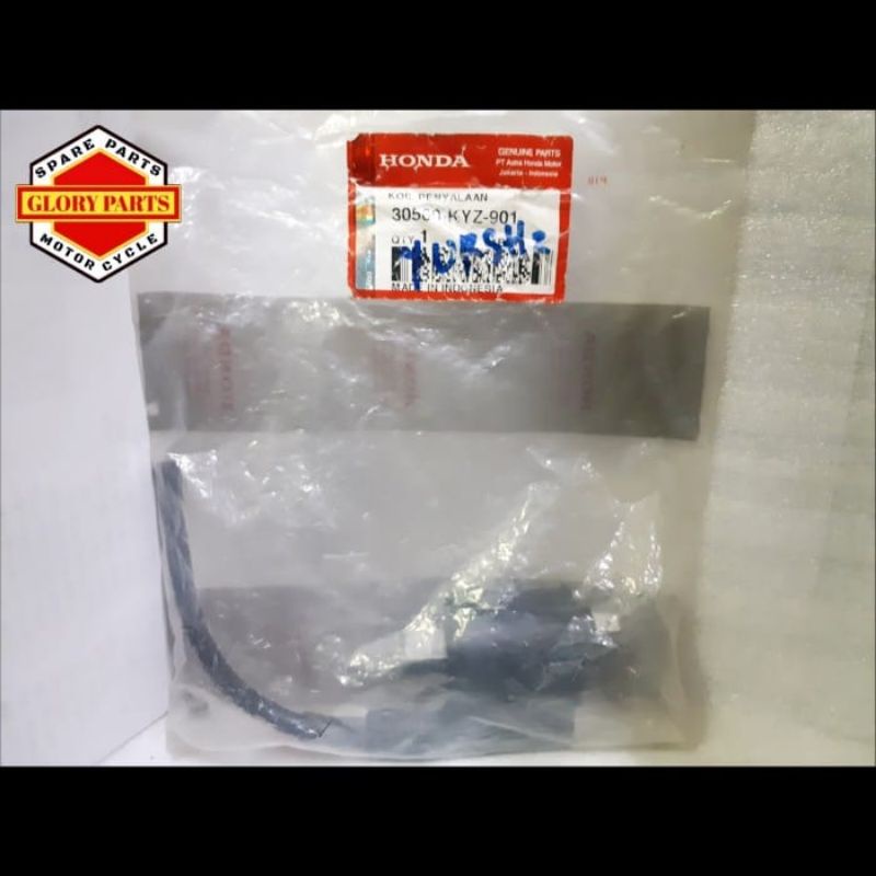COIL/KOIL 30500-KYZ-901 ORIGINAL HONDA SUPRA X 125 HELM IN KARBU