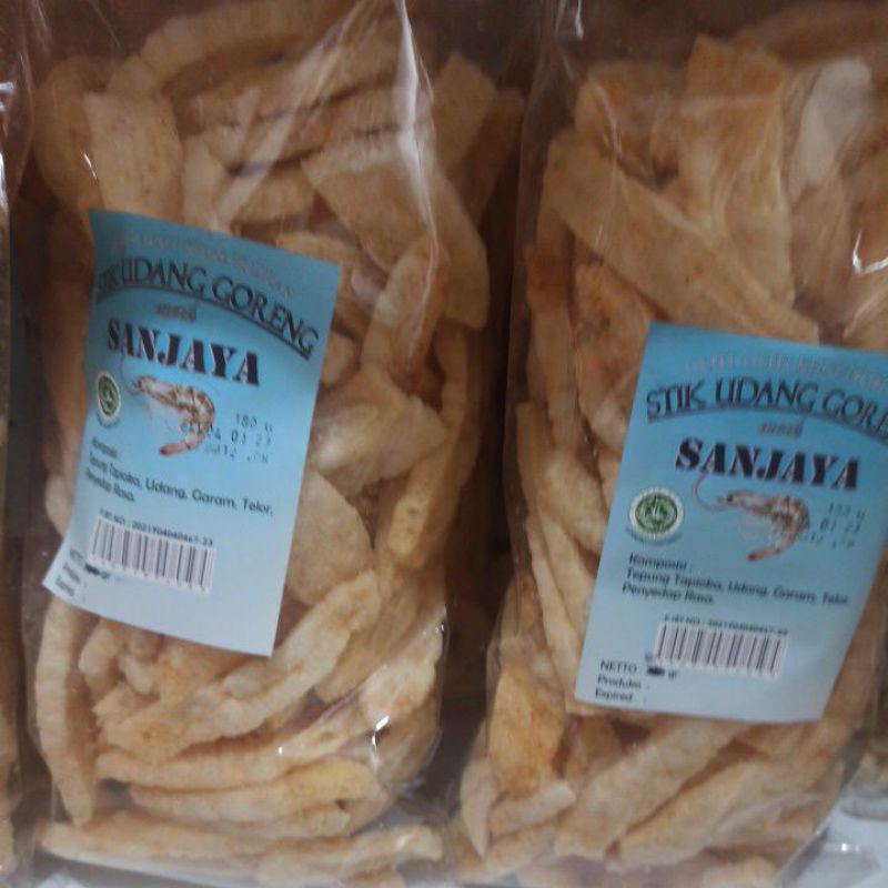 

Stik udang goreng makanan khas Bangka/oleh oleh/snack