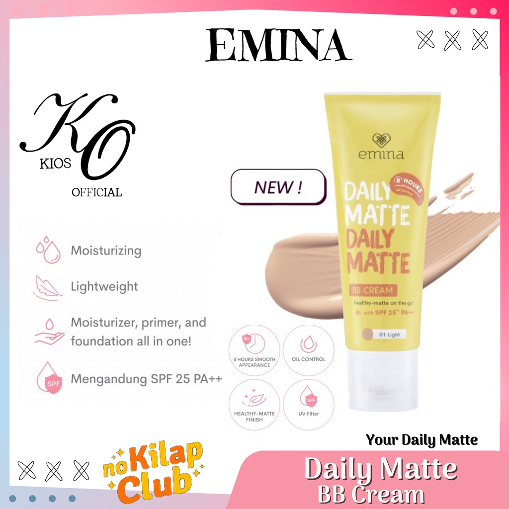 Emina Daily Matte Series | BB Cream | Loose Powder | Compact Powder