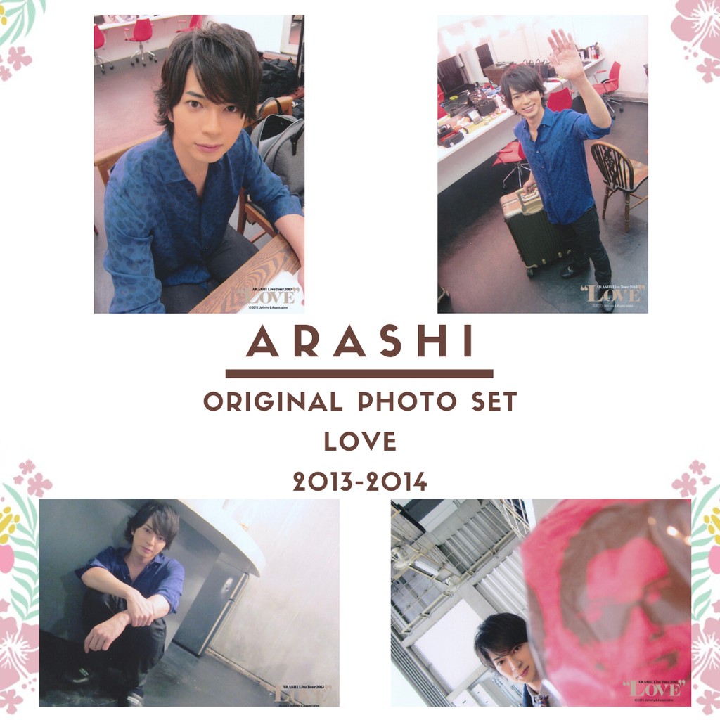 Arashi Official Photo set Love - Jun Matsumoto