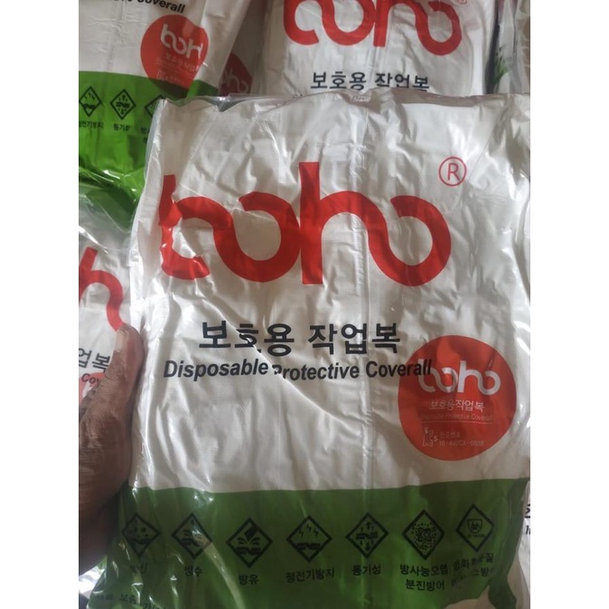 Jual Apd Boho Baju Hazmat Original Coverall - L