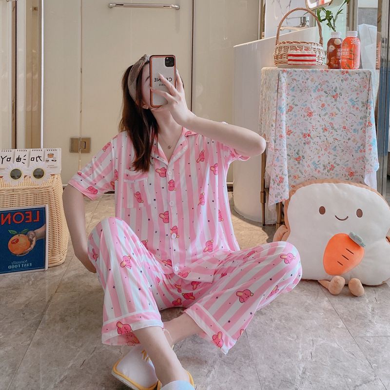 DW-30CP Piyama wanita/baju tidur wanita premium motip bts21