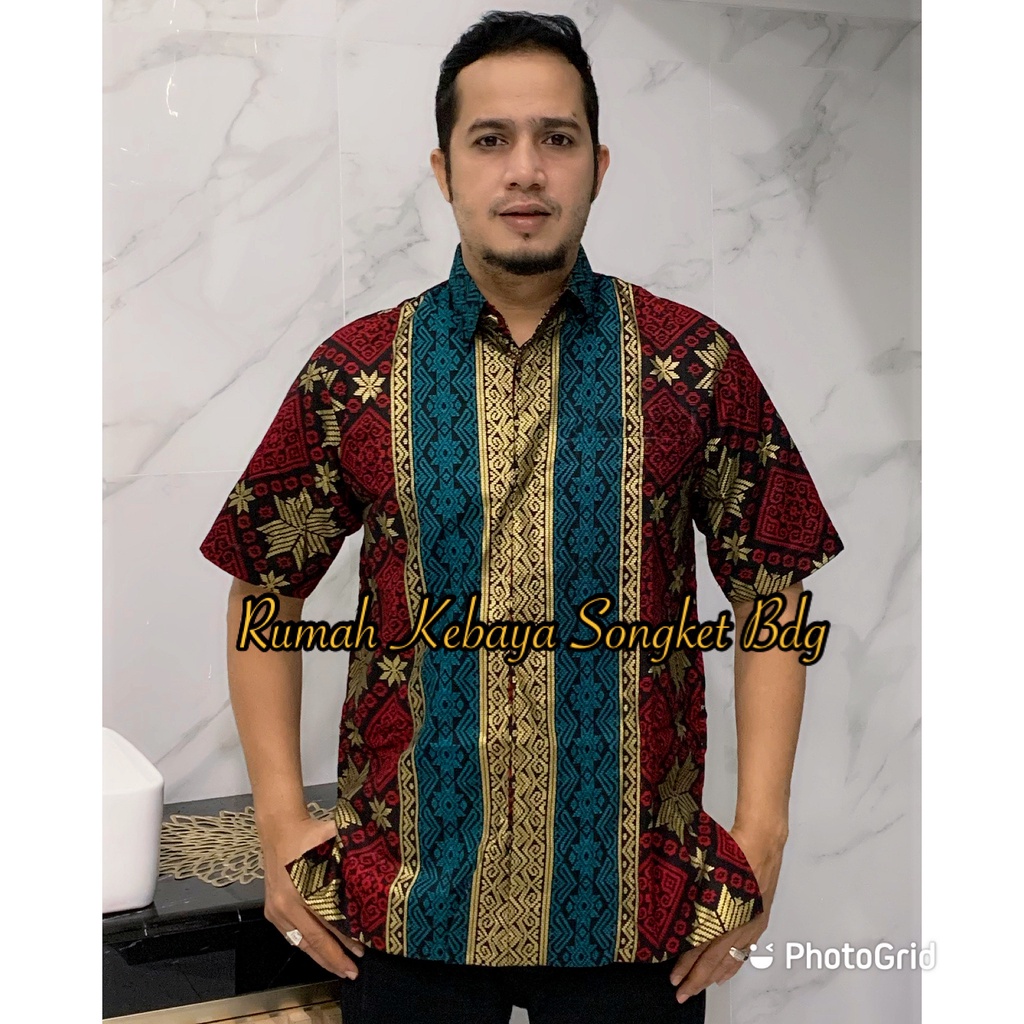 KEMEJA COUPLE MALIKA SET (UNTUK ORDER CEWEK DI FOOT LAIN YA)BATIK JUPRI BATIK SONGKET