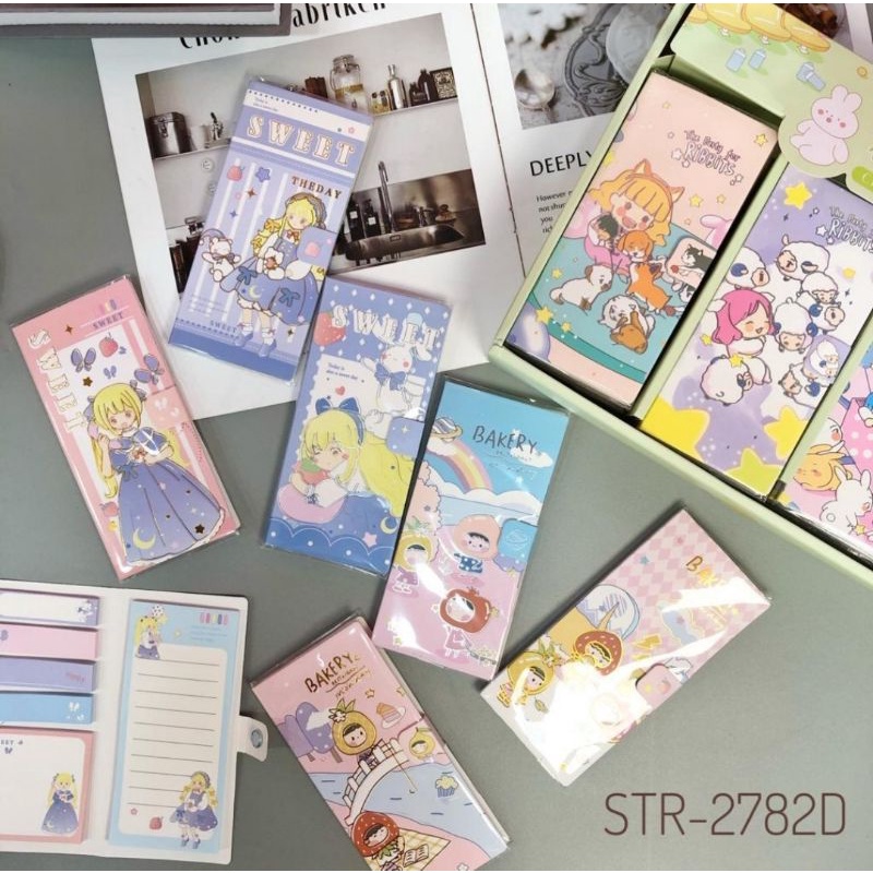 

sticky notes/pembatas kertas ada magnet