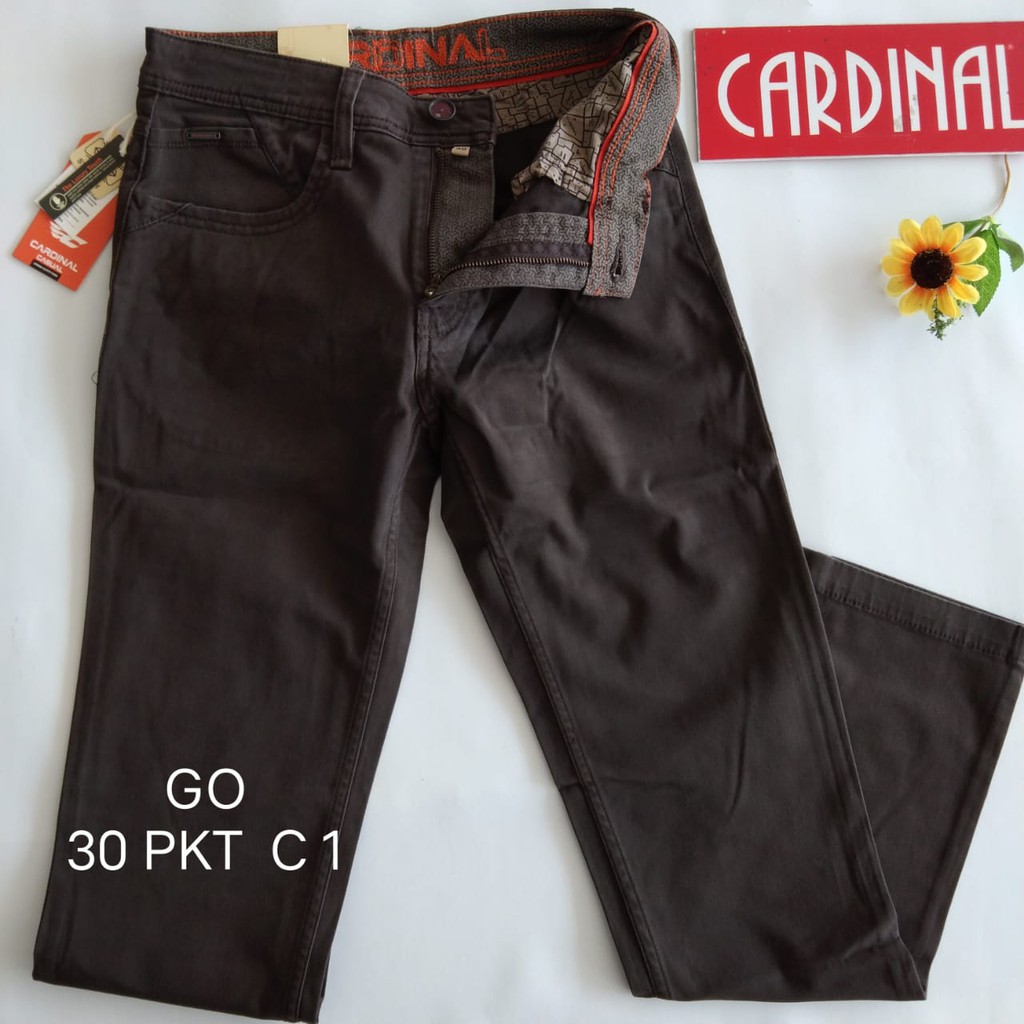 gof 30-PKT CARDINAL CASUAL CELANA POCKETS PANJANG Celana Chino Pria Fashion Laki Brand Kekinian