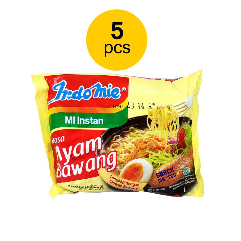 

Indomie Kuah Rasa Ayam Bawang 5 pcs