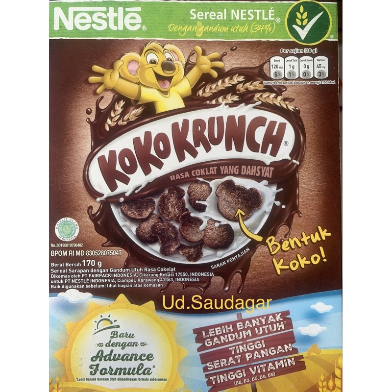 

Nestle Cereal Koko Krunch Sereal Box 170Gr / 330Gr