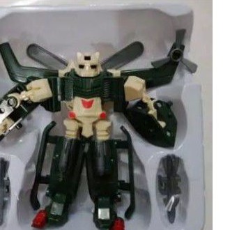 Mainan tobot H berubah jadi Helikopter