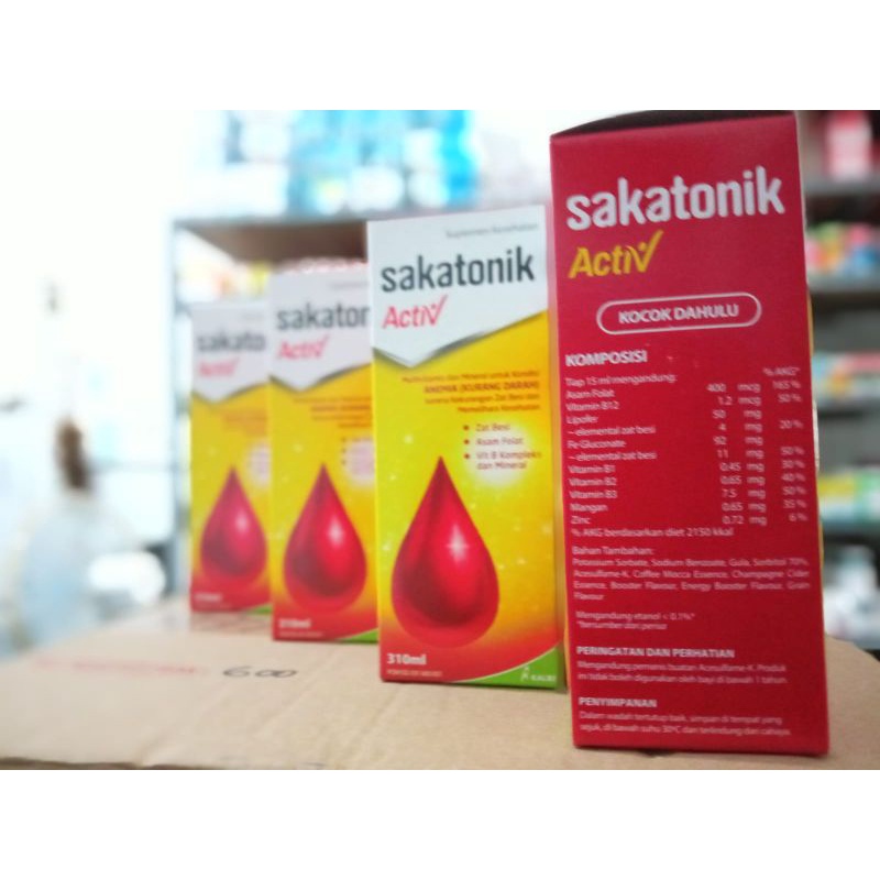 SAKATONIK ACTIV 310 ML - ED 06/2024