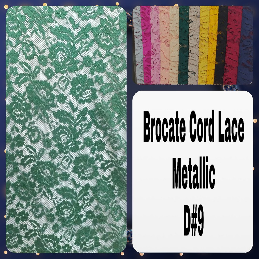 Grosir Kain Brukat Gliter per Roll kain Brokat