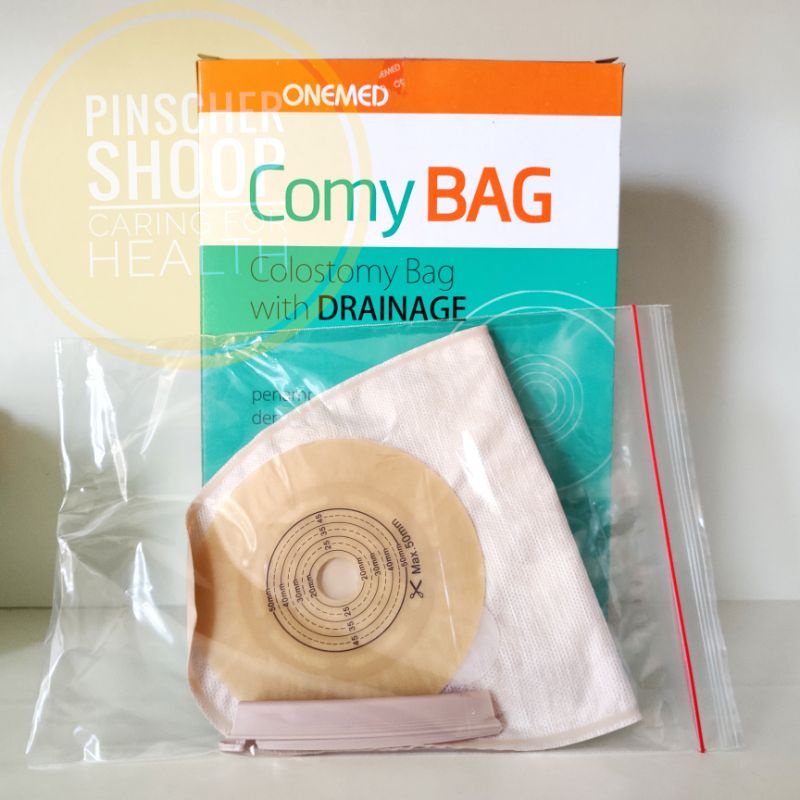 KANTONG KOLOSTOMI  COLOSTOMY BAG WITH KLIP COMYBAG BOX ISI 10 PCS