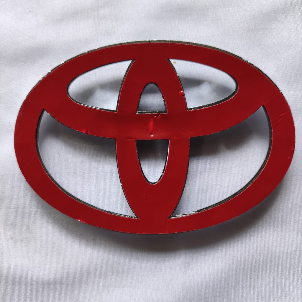 Logo/Emblim Variasi Toyota Chrome Calya Depan dan belakang