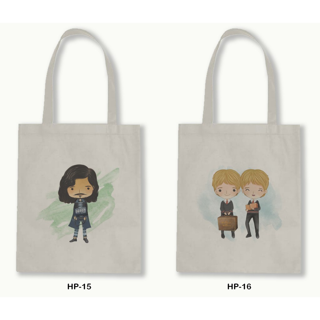 TOTE BAG BLACU 30X40 - HARRY POTTER series.12